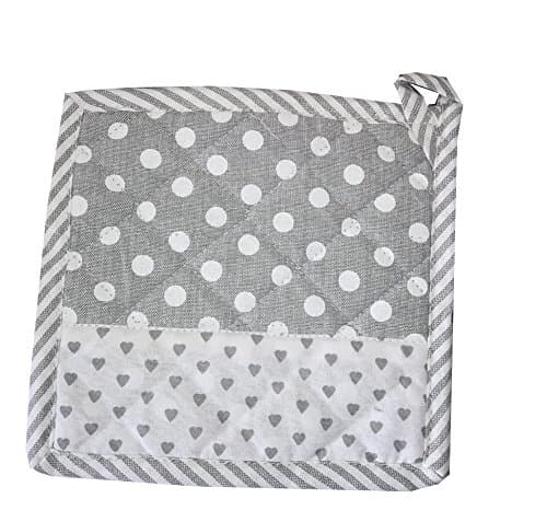 Sweet Look Cotton Pot Holders Pack of 2, Multicolor