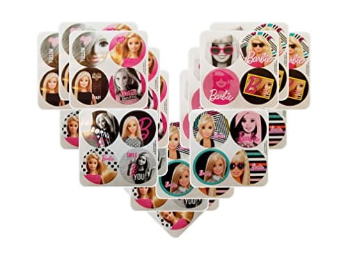 Barbie Party Favors - 18 sheets 72 Count