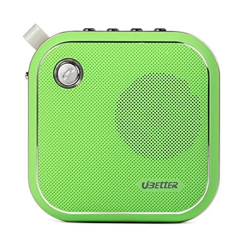 Mini Speaker, Ubetter Portable Wireless Speaker, Powerful Sound with Enhanced Bass, For Outdoor, Hiking, Biking, Camping (Green)