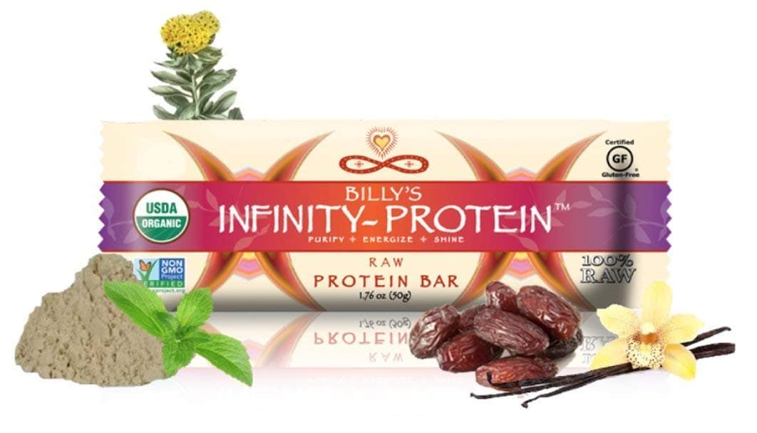 Infinity Protein Bar 1.76oz bar by Billy's Infinity Greens