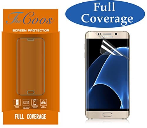 Galaxy S7 Edge Screen Protector, TheCoos Samsung Galaxy S7 Edge Screen Protector [Full Screen Coverage][HD Clear Film]