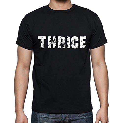 thrice ,Men's Short Sleeve Rounded Neck T-shirt