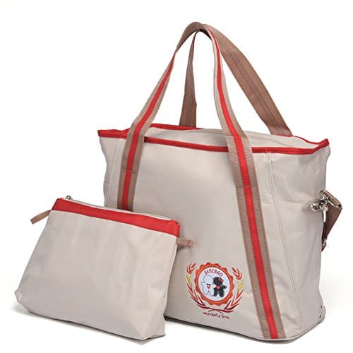 Mom Miya Multifunction Large Capacity Baby Diaper Bag Nappy Changing Pad Travel Mummy Bag Tote Handbag Set (square bag Beige)