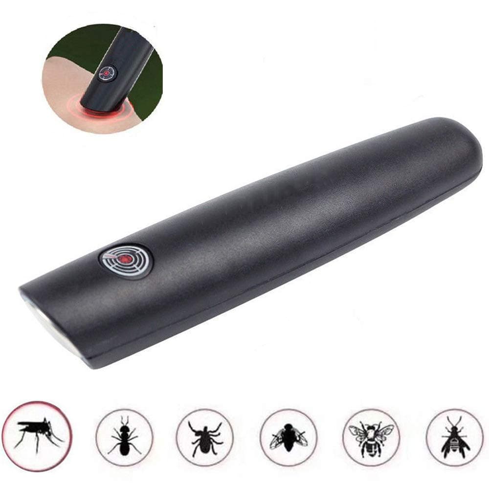 Finlon Mosquito Bug Itch Reliever Itching Relieve Pen Mosquito Bites Itch Relief Pen Electric Antipruritic Device Bug Bite Itch Neutralizer for Child Adult Face Body Home Outdoor Travel