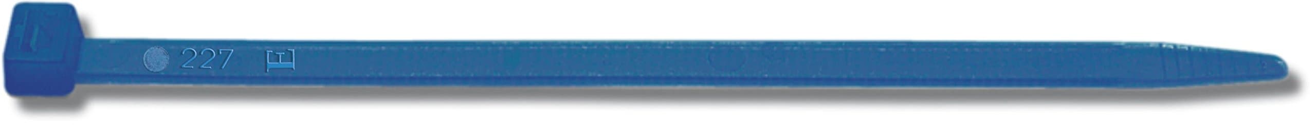 Rowa IT5219 DTE Cable Ties Polyamide 6.6 with Iron Oxide – 4.5 x 360 mm – Blue (Pack of 100)