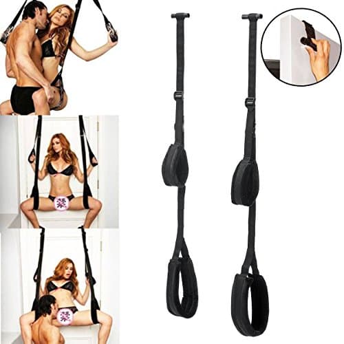 Rricoco Swing Door Kit, Door Hanging Swing for Comfortable Support with Strong Nylon, Adjustable Durability and Comfort for Couple Play