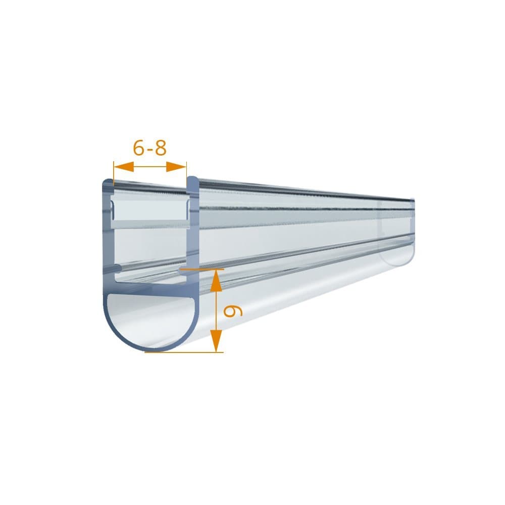 Duschmeister replacement seal - 1 m - Water repellent - Universal - Silicone