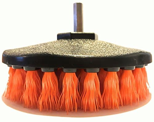 bbnmore Brush_MD Medium Duty Carpet Brush with Drill Attachment, Yellow