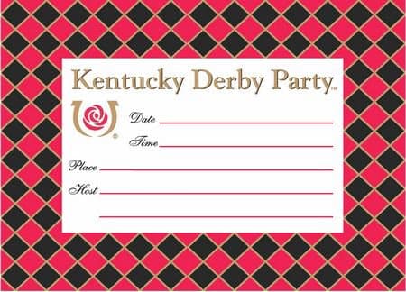 Westrick Kentucky Derby Party Invitations