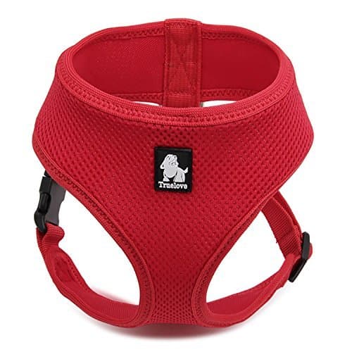 Decoroom Dog Harness Soft Gentle No Pull and No Choke Breathable Mesh Dog Vest, Walking Harness, Accessory, Collar, Padded Vest, Lightweight, 3M Reflective