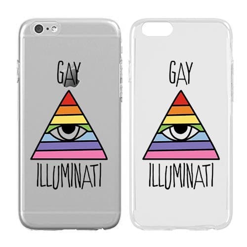 Compatible for iPhone X - Cream Cookies - Ultra Slim Hard Plastic Cover Case - Gay Illuminati - Quotes - Quote - Sassy - Sassy Quote - Fun - Fun Quotes