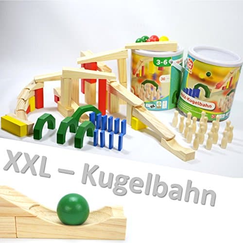 wooden marble run 2-5 years