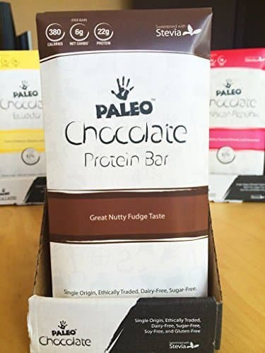 Paleo Protein Bar (22g Protein Per) (12 Bars) (Low Carb) by Julian Bakery Inc