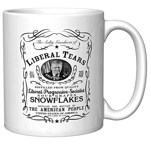 Liberal Tears Coffee Mug With Donald Trump (Old Version)