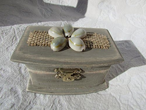 Beautiful Weathered Driftwood Rustic Chic Beach Boho Bohemian wedding Ring trinket or memory box