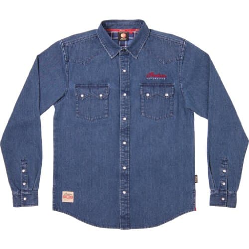 Indian Motorcylces Mens Denim Shirt (M)