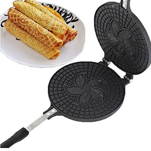 APFoo Egg &amp; Pancake Rings Egg Roll Machine Crispy Omelet Mold Baking Pan for the Waffles Cake Cooking Tools