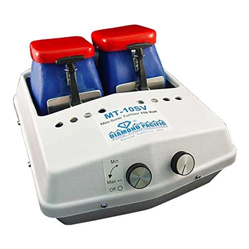 Diamond Pacific MT-10 Mini-Sonic Vibrating Rock Tumbler - 2 Hoppers