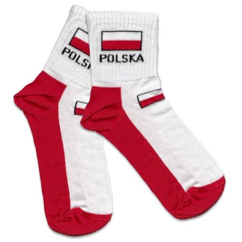 Toddlers' Socks - Polish Flag & POLSKA, Medium