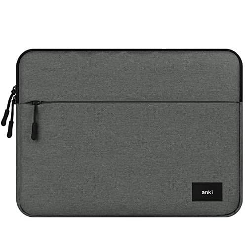 Sleeve Case Bag Pouch Carrying Holder Protector with Pocket For 11inch 11.6 12inch Ultrabook Chromebook Laptop Notebook Mackbook Tablet Computer (Dark Grey)
