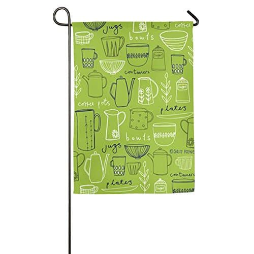 Kitchenware Semi Transparent Polyester Fiber Custom Seasonal Diameter 8-12mm Banners Porch Garden Flags