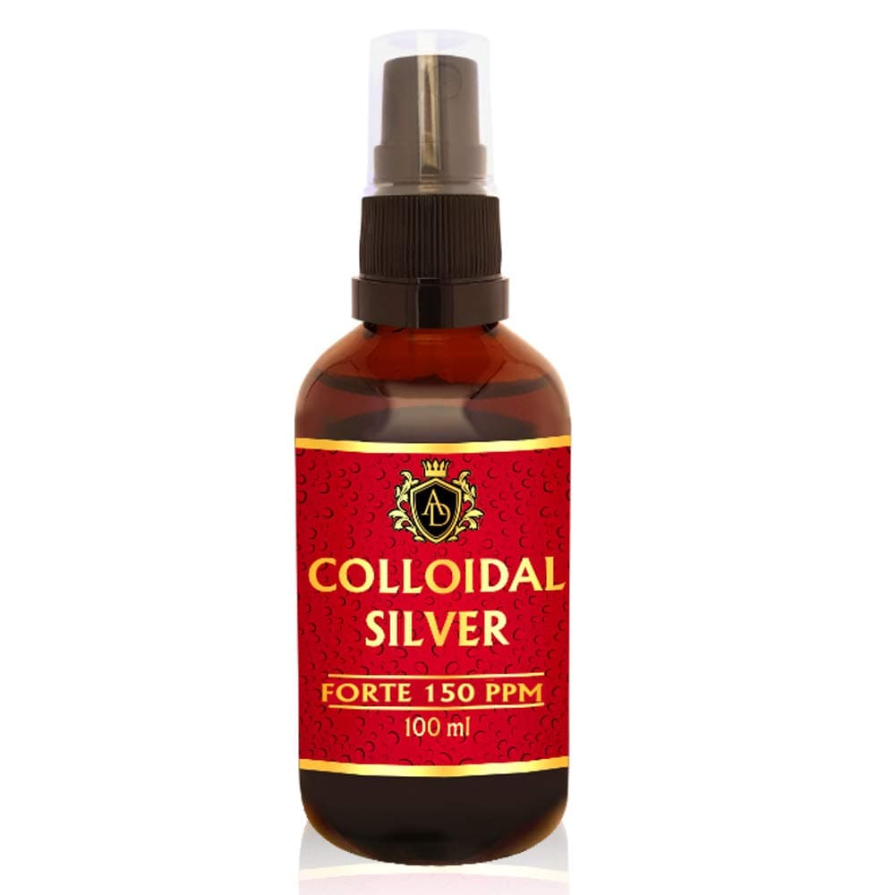 Colloidal Silver Forte 150 PPM Spray 100 ml Amber Glass Bottle