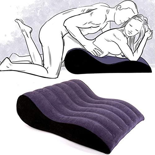 Jacquelyn Inflatable Wedge Bed Pillow, Support Pillow Portable Magic Cushion Ramp Body Pillow for Couples, Positioning for Deeper Position Support Pillow