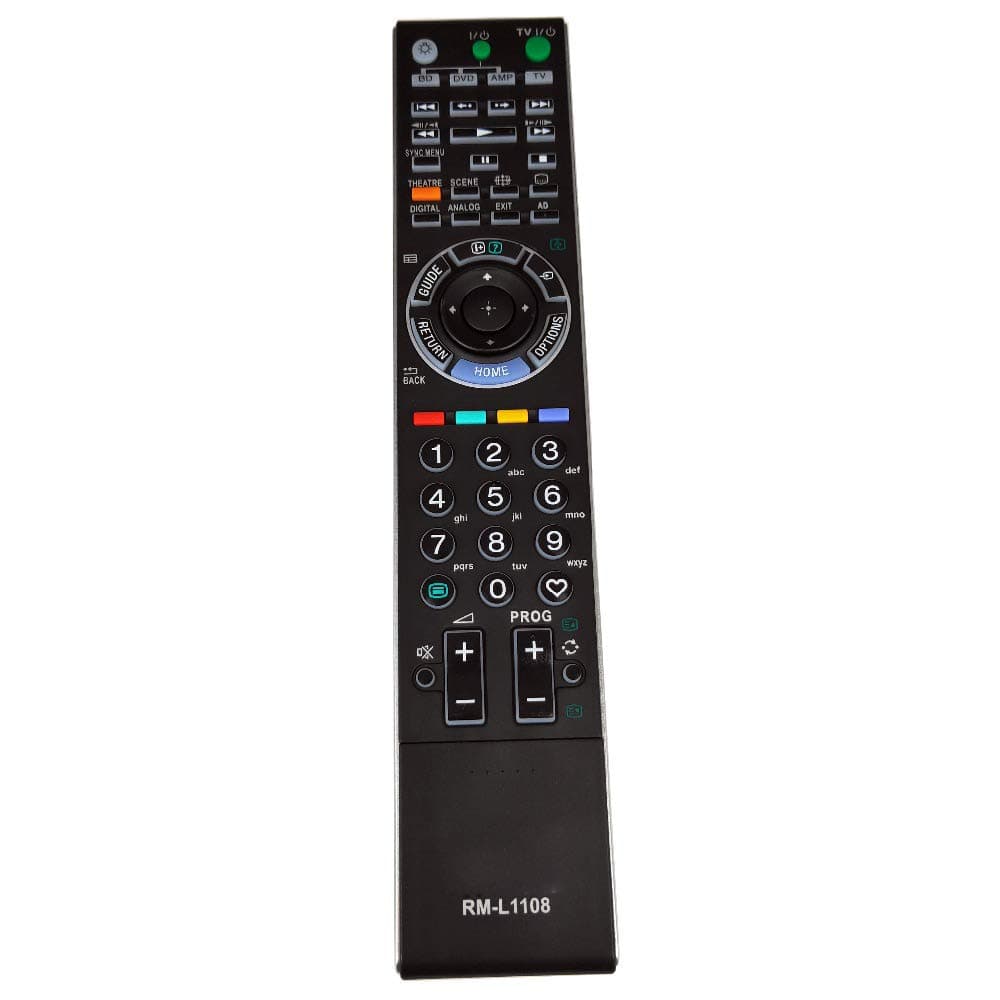 New RM-L1108 Remote Control for Sony BRAVIA W/XBR/Series LCD Television with Backlit KLV-52W300A KDL-40W3000 RM-GA017 RM-YD017