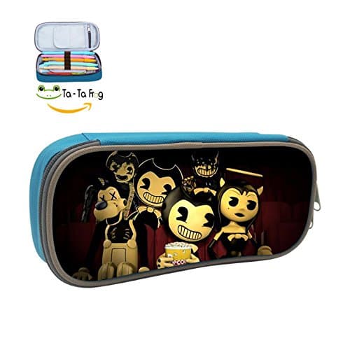 School Pencil Pouch Case Ink-Machine Ink Drip-Bendy Pen Bag