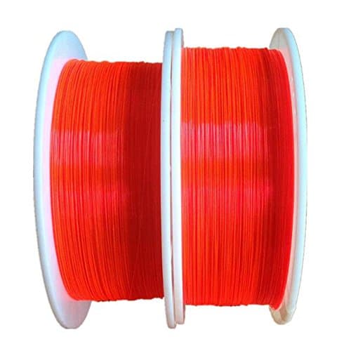 WHATOOK 1.0mm 0.039" diameter Ultra Super Flex Replacement Bowsight Fiber 1m 40" long Red Green and Orange to choose (Red)