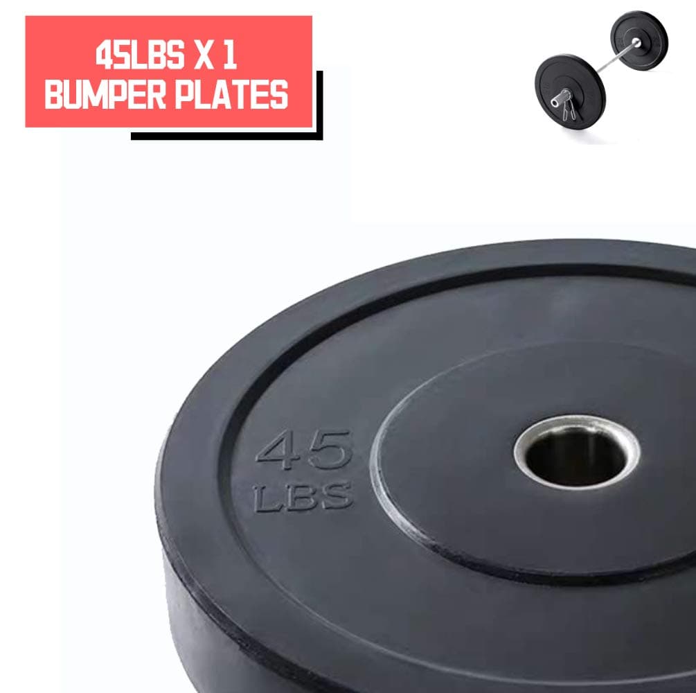 Bumper Plates, Olympic Weight Plates Set with 2inch Steel Insert and Bumper Weights Set Free Weight Plates