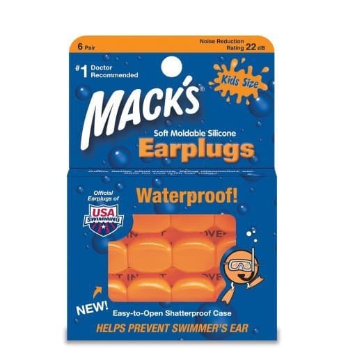 Mack's Soft Moldable Silicon Earplugs Kids Size 6 Pair (Pack of 4) by MC KEON PRODUCTS INC