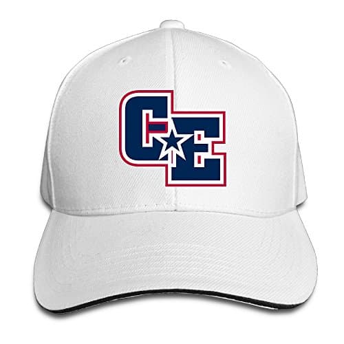 YLSD CE Logo Unisex Washed Twill Sandwich Bill Cap Adjustable Peaked Baseball Cap Fashion Golf Hat Cool Baseball Caps &amp; Golf Capsstrapback Hats White