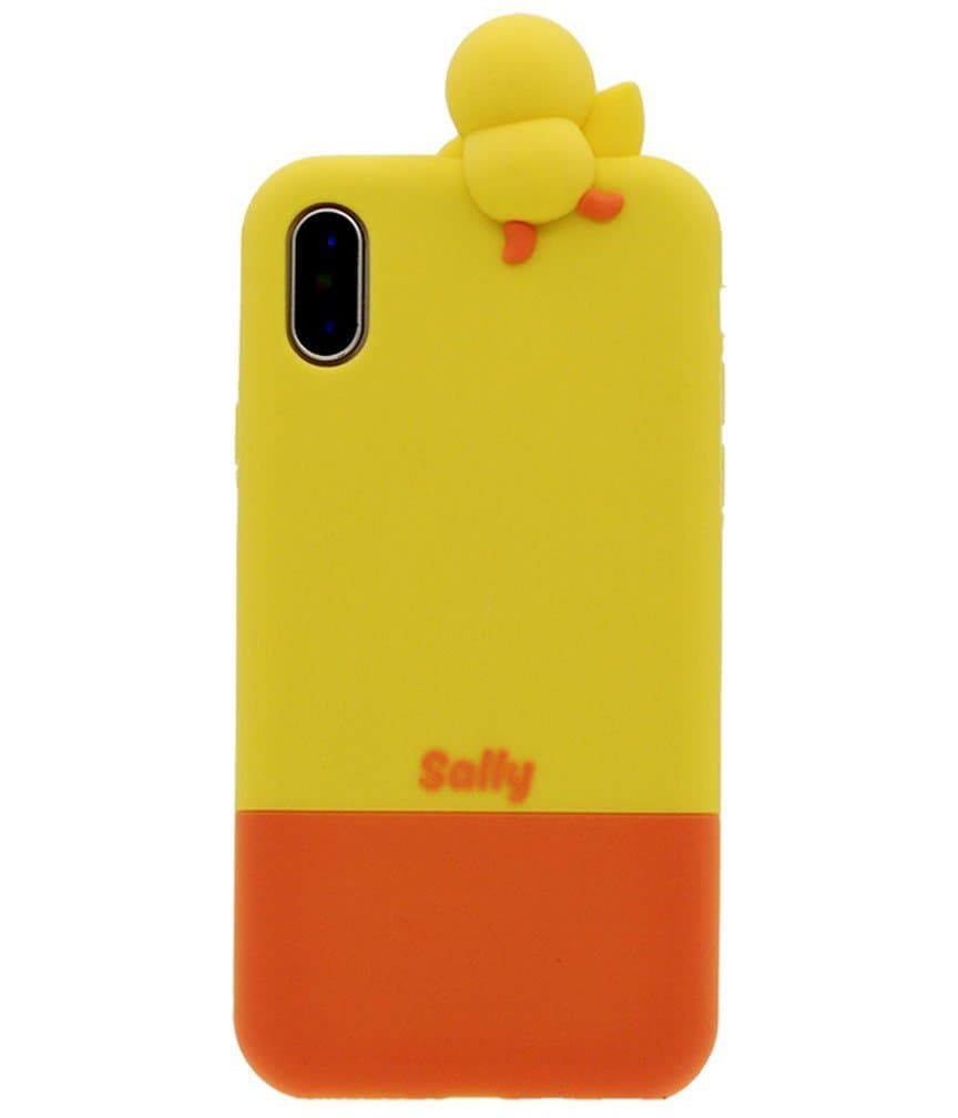 TopFunny Cases Compatible with iPhone Xs Max Silicone 3D Cute Cartoon Cases Animals Soft TPU Bumper Protective Gel Cover for Apple iPhone Xs Max 6.5" Duck