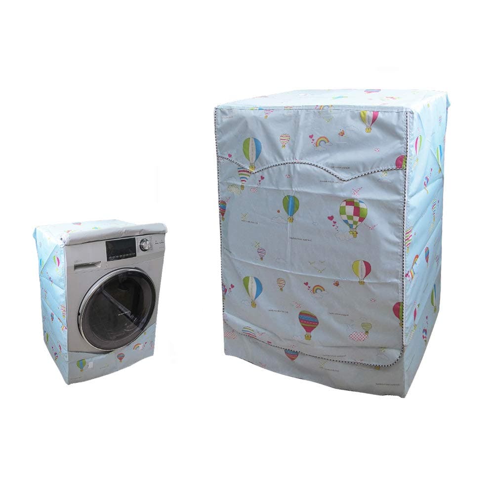 QLLY Washer/Dryer Cover for Front-loading Machine - Waterproof, Dustproof, Sun-Proof, W27"D33"H39"Suitable for most Washers/Dryers on US and Canadian market (Basic Balloon)