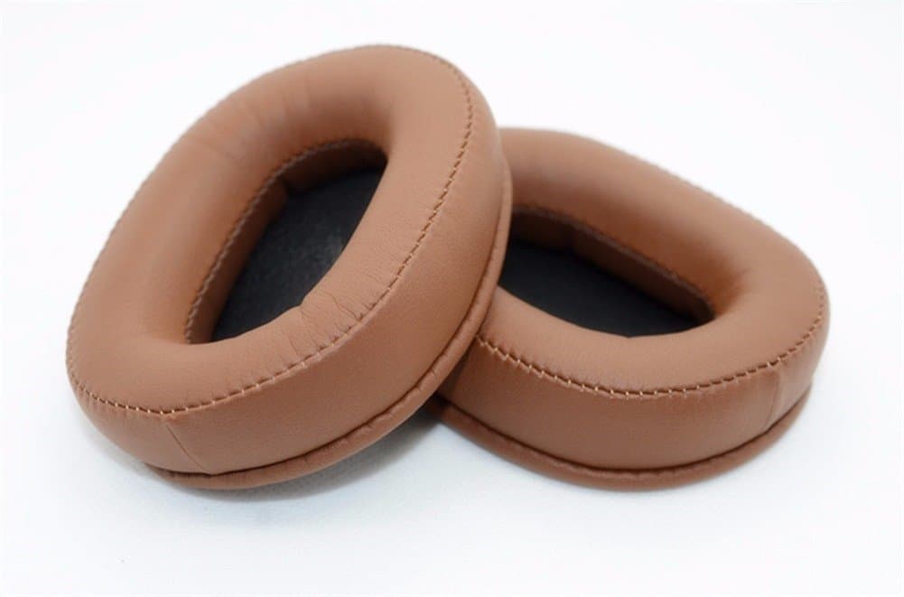 Replacement Earpads Ear Pads Cushion for Audio-Technica ATH-MSR7 Headphones Headset (Brown)