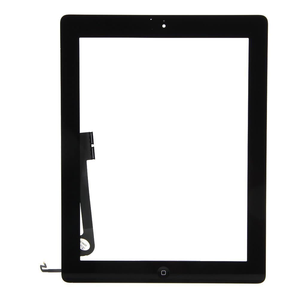 Aiiworld Touch Screen Digitizer Assembled with Home Button Strong Adhesive for iPad 4 4th Generation-Black