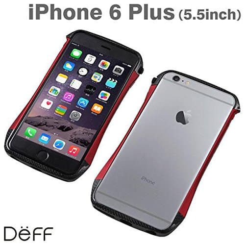 Deff Cleave Hybrid Super Strong Bumper for iPhone 6 Plus (Carbon Red)