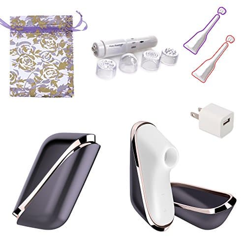 Satisfyer Pro-Traveler-Model - WaterProof Massager With Mini Rocket, Pouch, 2-Lube & USB Wall Plug SF: 6782