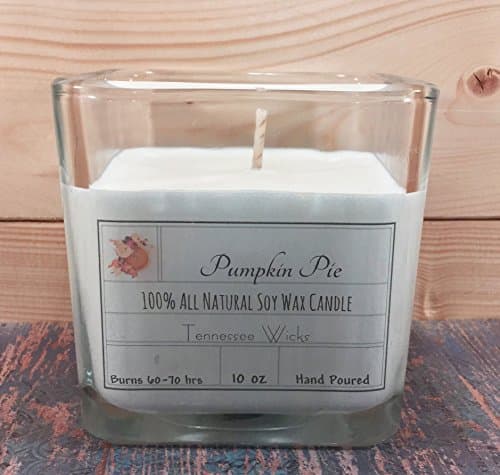 Pumpkin Pie 10oz Hand Poured 100% Natural and Eco Friendly Soy Wax Candle