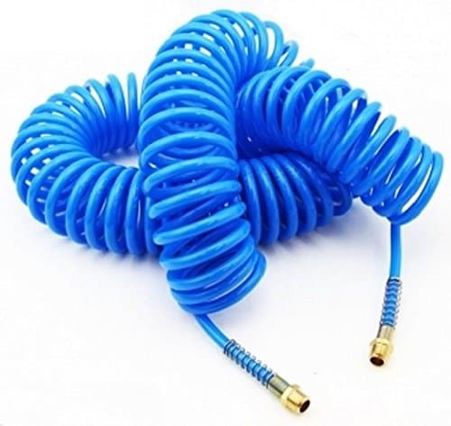Air Compressor Parts 1/4"x25' Polyurethane Flexible Recoil Air Compressor Hoses Automotive