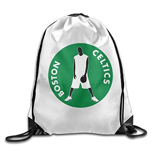 Briskaari Kevin Garnett Boston Celtic Drawstring Backpack Sack Bag Travel Bag