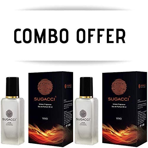Sugacci Men's Vivo, Eau de Perfume - Pack of 2