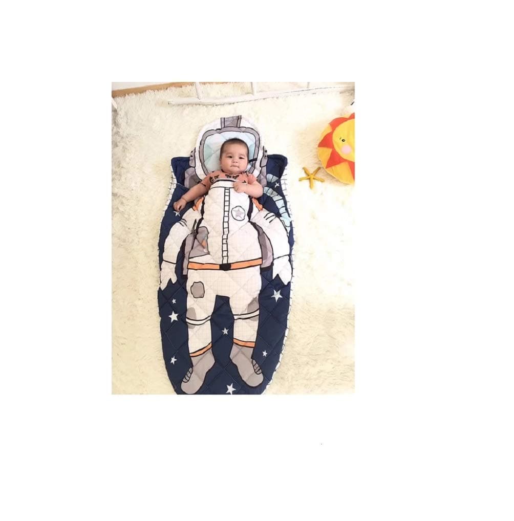 Trend Matters Galactic Astronaut Sleeping Bag for Kids (Navy Blue)