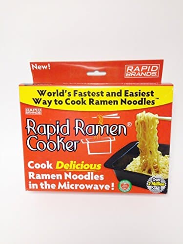Rapid Ramen Black Cooker Microwave by TXYS