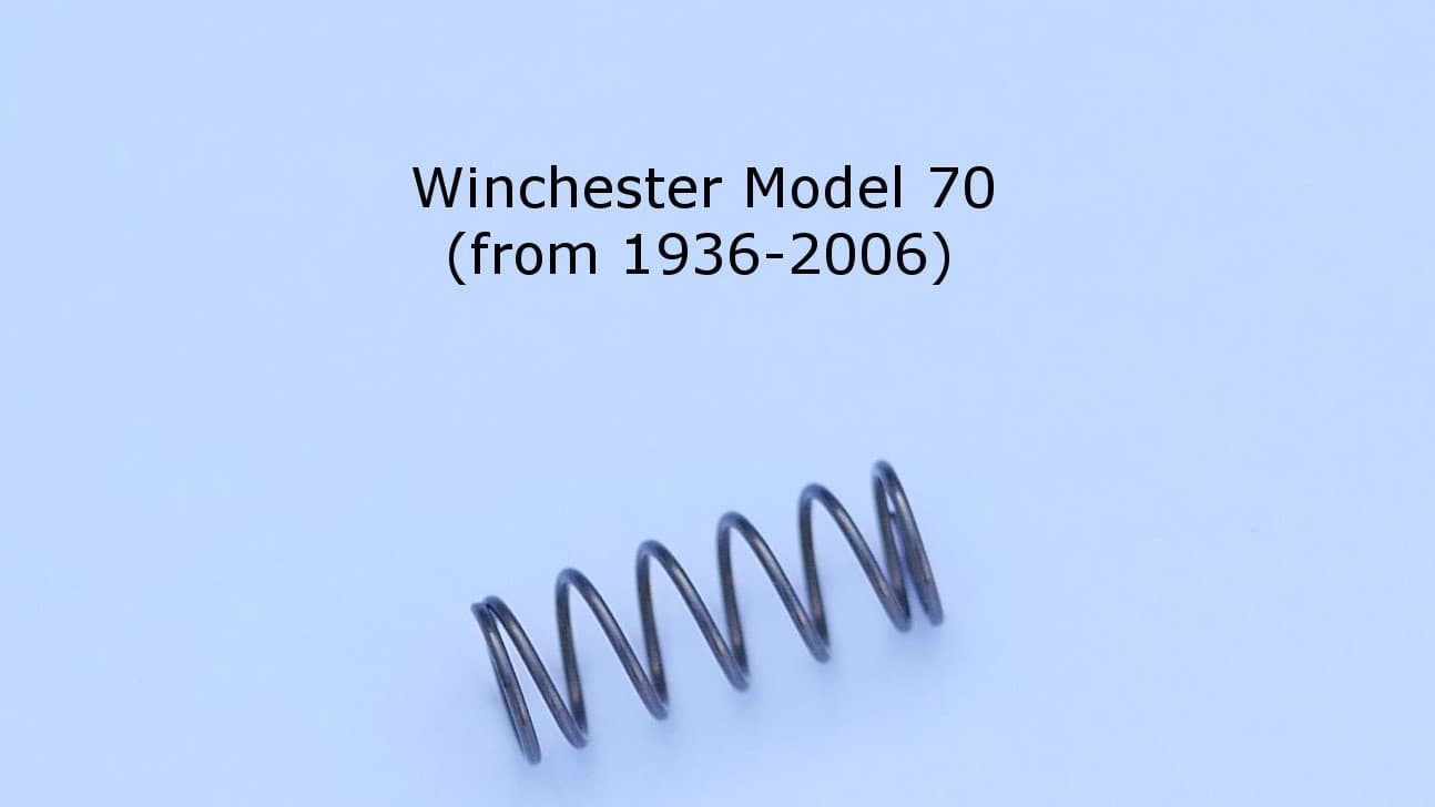 Old Beaver Gunsmith Winchester Model 70 Reduced Power Spring