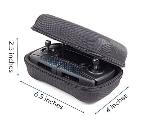 UAVMate Portable Carrying Case Foldable Drone Body and Remote Controller Transmitter Bag Hardshell Housing Bag Storage Box Accessories for DJI Mavic Pro