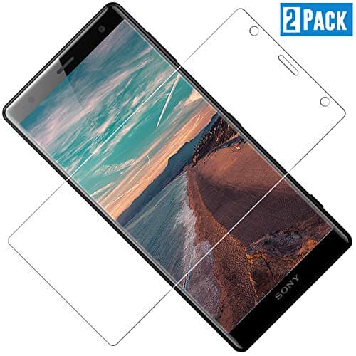 TOIYIOC Screen Protector for Sony Xperia XZ2, [2 Pack] [0.30mm] [Case Friendly] Tempered Glass Film Compatible With Sony Xperia XZ2