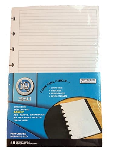 Repositionable Perforated Message Pad (5.5"W x 8.5"H- 48), Organizing Made Smart