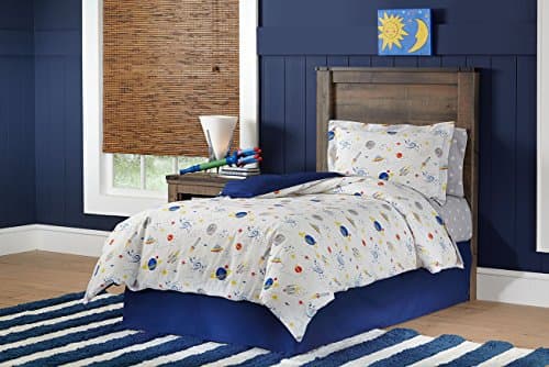 Lullaby Bedding FCO-SPACE 4 Piece Space Collection Cotton Printed Comforter Set, Full